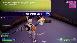 Mark healing items for your squad Fortnite