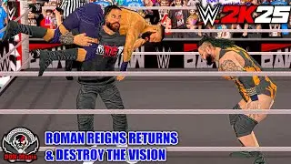 Roman Reigns Retruns & Destroy The Vision Gameplay WWE DON'21 v2025.2 | DON Mania