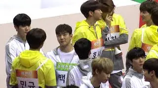 180115 아육대 뉴이스트W 백호 오프닝 대기 영상
