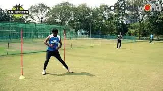 Figure Eight Running Drill with Chinmoy Roy | Cricket World TV