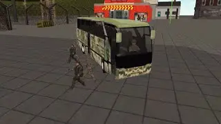 Army Bus Driving || Army Bus Simulator || Army Soldiers Transportation || Army Bus Game 3D