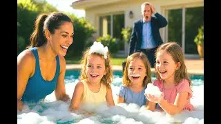 MILIONÁRIO CHEGA CEDO E FLAGRA A POÇÃO MÁGICA NA PISCINA — TRIGÊMEAS, UMA FAXINEIRA E A VERDADE