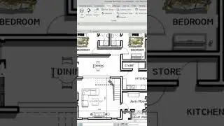 План этажа Revit: обман деталей #архитектура #autocad #дизайнер