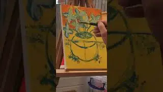 Paint Along Art Class [1] - Portrait of a Flower