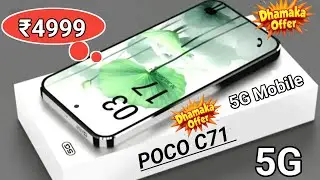 POCO C71 5G unboxsing⚡review⚡1 Year free⚡Best 5G Smartphone 2025⚡POCO C75 unboxsing 