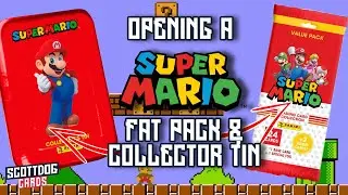 Super Mario Trading Cards Fat Pack & Collectors Tin. - Super Mario Trading Cards #sdgcards #panini