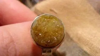 Druzy Agate Ring