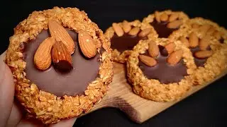 Полезное печенье без сахара и глютена! Энергетический десерт из овсянки на каждый день!