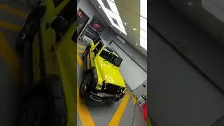 Turning Heads with the Iconic Mahindra Thar! 🚀 Wrapped in vibrant lemon yellow