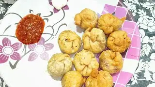 Crispy fried momos 😋🍽️