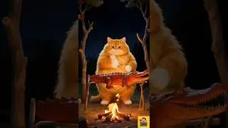 Cat vs Crocodile | 3D AI Animation Short Battle!