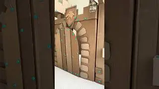 Have you ever seen a cardboard fort quite this epic?! 😱 This castle is fit for royalty! #castle