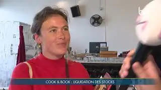 Woluwe-Saint-Lambert : les clients font la file pour la liquidation totale du magasin Cook&Book
