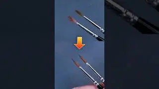 This is how to Clean & Restore your Miniature Painting Brushes!
