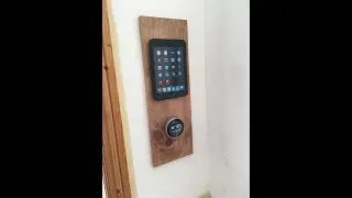 iPad magnetic wall mount with wireless charging
