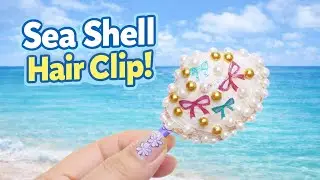 Sea Shell Hair Clip | Beach Aesthetic Hairstyle 🐚✨