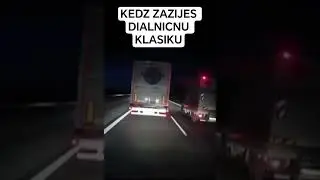 Toto je bežn&eacute; u n&aacute;s #dedina #dialnica #kamion #dashcam #roadrage