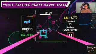 Music Teacher Plays #soundspace | #roblox #videogames