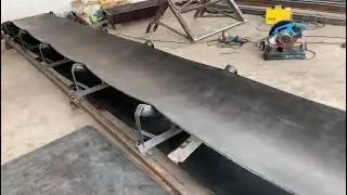 troughtype or roller stand type belt conveyor RJS engineering  coimbatore 9940797099