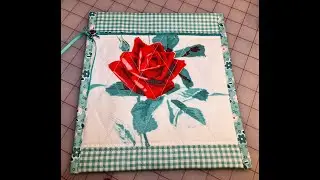 Vintage Linen Zippered Bag Tutorial