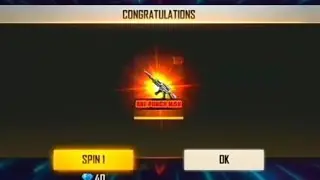 New Weapon Royale Only 1 Spin Trick New M4a1 Genos Skin 1 Spin free fire #shorts