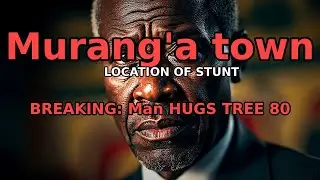 BREAKING: Man HUGS TREE for 80 HOURS to Fight Cancer!  #KenyaCancer