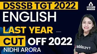 DSSSB TGT English Cut Off 2021 | DSSSB TGT English Female Final Cut Off 2021