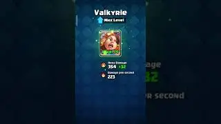 Clash Royale Valkyrie max level 14 #3 #maxlevel #valkyrie #clashroyale