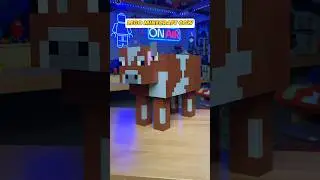 I built a HUGE LEGO Minecraft Cow&hellip; #shorts