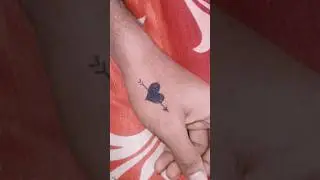 How to draw tattoo designs 💘💘 #shorts #shortvideo #tattoo #abc #art #hearttouching