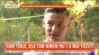 Gabi Torje, așa cum nimeni nu l-a mai văzut. Ce dezvăluiri a făcut despre viaţa lui