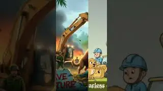 The Little Dog tried to save jungle #cartoon #kidsvideo #dogshorts #aishorts #likeandsubscribe #1k