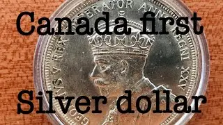 1935 Canada SILVER dollar COIN