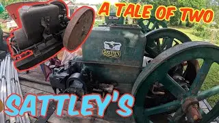 A tale of Two SATTLEYS! Hit and Miss gas engines
