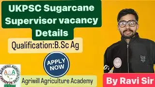 UKPSC Sugarcane Supervisor Jobs detail #agriculture #uttrakhand #jobs #notification #ukpsc