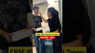 CBSE Topper AIR 1 Class 10th 🎉 #physicswallah #class10