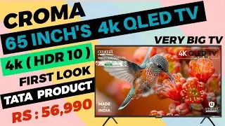 Croma (65 inch) QLED 4K Ultra HD Smart Google TV 5.0 with Dolby Vision 165.1 cm #croma @CromaRetail 