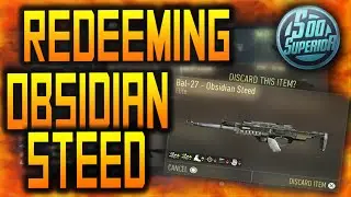 REDEEMING BAL-27 OBSIDIAN STEED FOR XP! (Call of Duty: AW Elite Supply Drop Discarding)