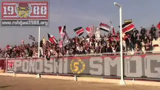 Mladost - Čelik 1:0, navijanje Robijaša u Doboju kod Kaknja