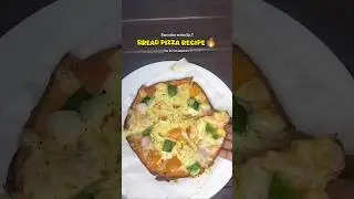 Bread Pizza on Tawa in 10 Minutes | Ramadan Recipes 2026 | Iftar Snacks🍕#shorts