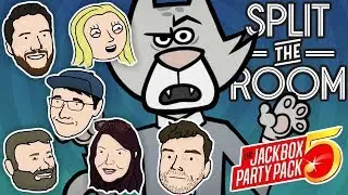 Let's Play SPLIT THE ROOM | The Jackbox Party Pack 5 | Graeme Games | JBPP5 Gameplay