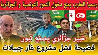 المغرب يرفض دخول التمور التونسية و الجزائرية و خبير اقتصادي جزائري يعلن فشل مشروع غار جبيلات