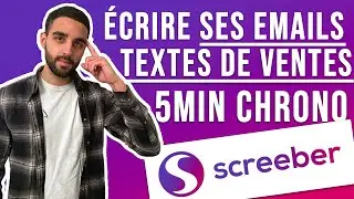 EMAILS ET TEXTES DE VENTES EN 5MIN CHRONO AVEC UN COPYWRITING DE PRO ! D&eacute;couvre Screeber 🔮 !