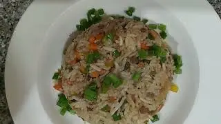 MINCED BEEF AND FRESH MIX VEGETABLES FRIED RICE |MY RECIPE #cooking #food @merlyotap6964