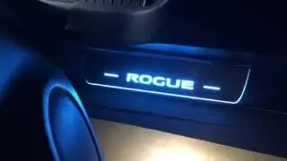 Led door sills Nissan Rogue 2 2015+ Stainless Steel 
