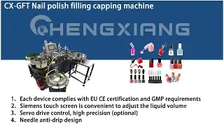 Nail polish filling capping machine (Automatic)