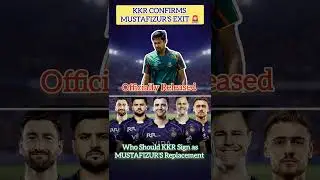 KKR ne Mustafizur ko release kar diya 🚨 Ab replacement kaun?