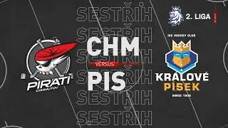 SESTŘIH 28.kolo 2. ligy: Piráti Chomutov vs IHC Králové Písek 6:2