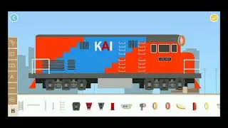 CARA MEMBUAT LOKOMOTIF CC 201 RNB DI GAME LABO BRICK TRAIN