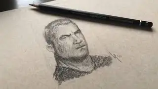 Quick Sketch Of The Day || Jocko Willink || Staedtler Mars Lumograph Black